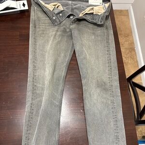Rag & Bone Men’s Gray Fit 2 Jeans Size 32